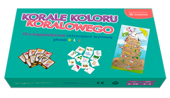 Gra logopedyczna Korale koloru koralowego