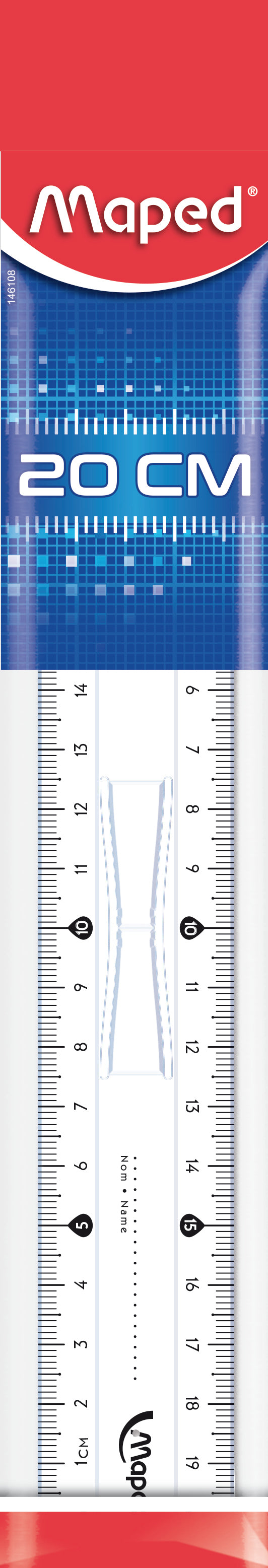 Linijka Maped Classic z uchwytem 20 Cm
