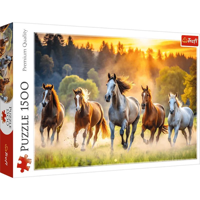 PUZZLE 1500 - Dzikie konie 26215