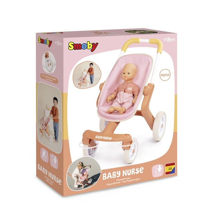 Mój pierwszy Wózek Baby Nurse Smoby