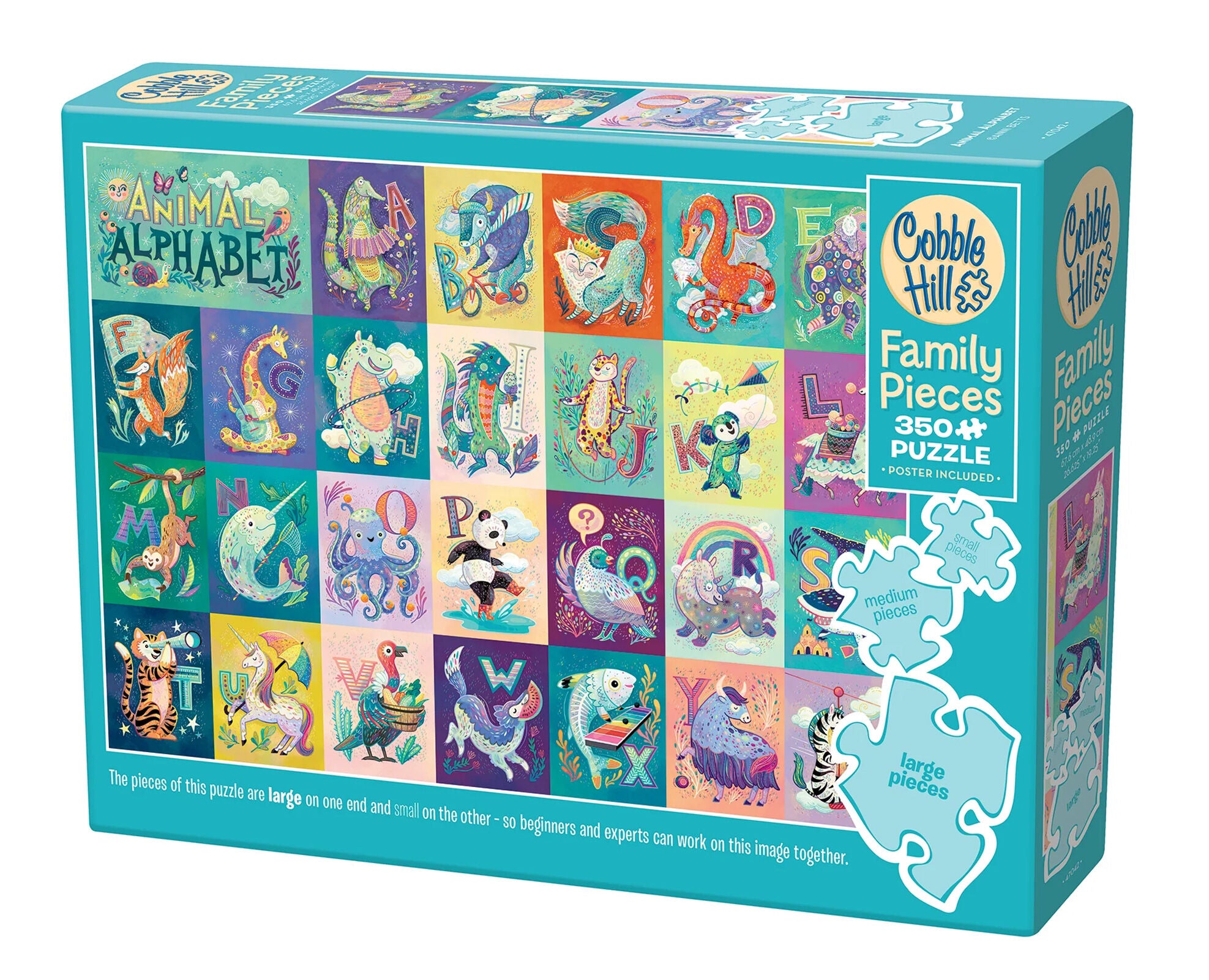 Puzzle 350 Zwierzęcy alfabet 113582