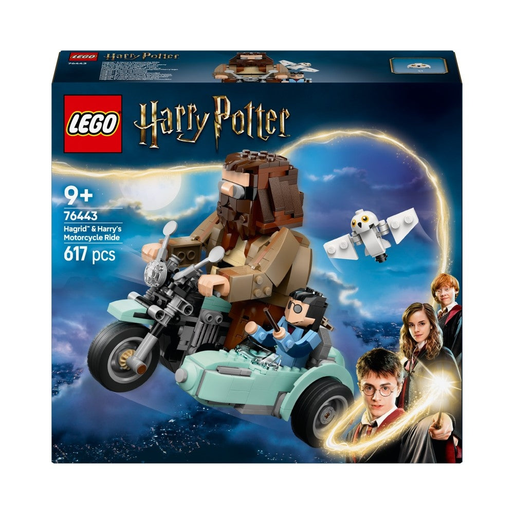 LEGO Harry Potter Przejażdżka motocyklowa Hagrida i Harry'ego 76443