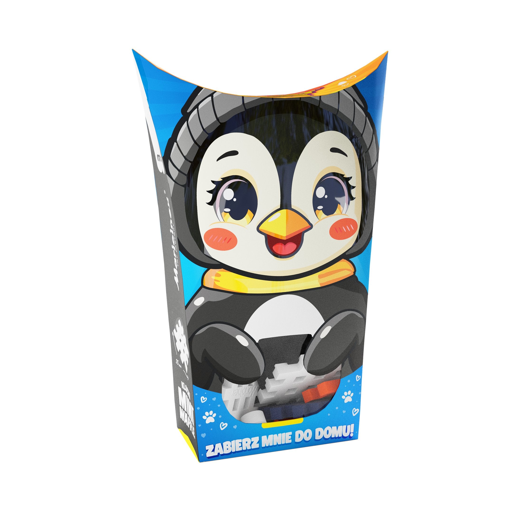 Klocki konstrukcyjne mini Pocket Pets Pingwin 17 elementów